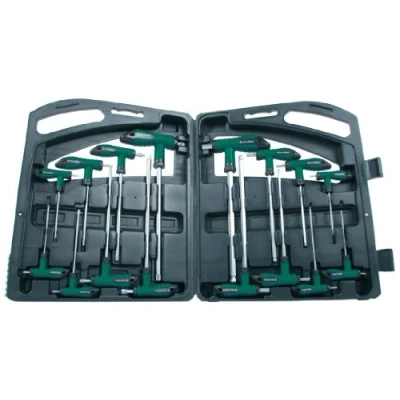 Afbeelding van Mannesmann inbus/torx set t greep 16 delig
