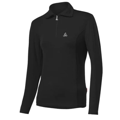 Afbeelding van Loeffler Transtex Basic T shirt Met Lange Mouwen Zwart 2XL Vrouw
