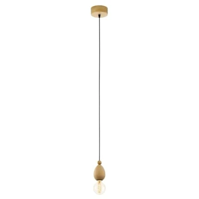 Afbeelding van EGLO Vintage Avoltri Hanglamp 1 Lichts Eiken