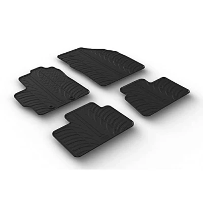 Afbeelding van Gledring Rubbermatten voor Toyota Aygo X 2022 (T profiel 4 delig + montageclips)