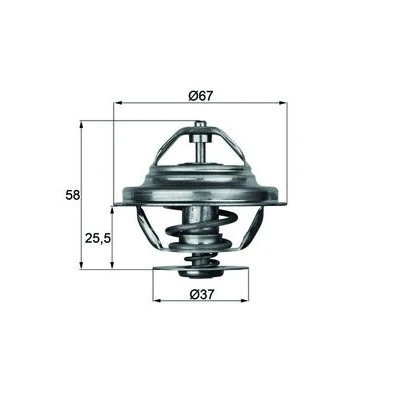 Afbeelding van Mahle Original Thermostaat TX 20 80D