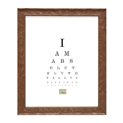 Afbeelding van Deknudt Frames fotolijst S46HF3 bruin golfstructuur hout 40x50