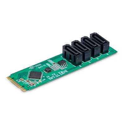Afbeelding van 4 Port M.2 naar SATA Adapter Kaart