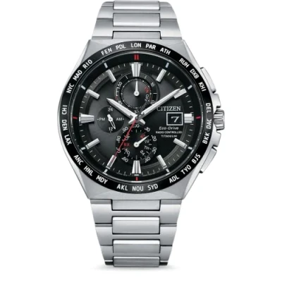 Afbeelding van Citizen AT8234 85E Horloge Titanium Zilverkleurig Ø 41 mm