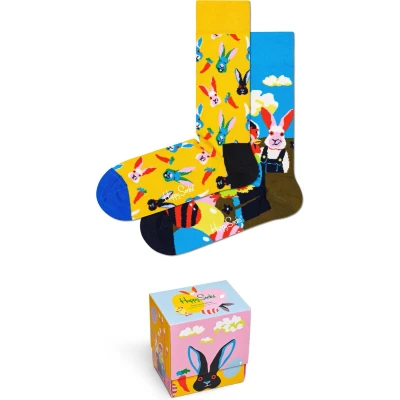 Afbeelding van Happy Socks Pasen Giftbox 2P Maat 36 40