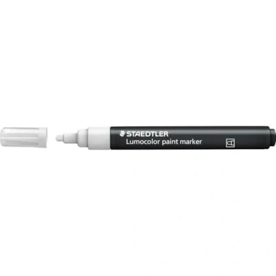 Afbeelding van Staedtler Lumocolor paintmarker, wit paintmarker
