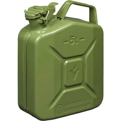 Afbeelding van Pro Plus Jerrycan 5 liter Metaal Groen UN en TÜV/GS Gekeurd