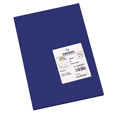 Afbeelding van Canson Iris Vivaldi A3 185 g/m² glad kleurenpapier Ultramarijn (Pack van 50 vellen)