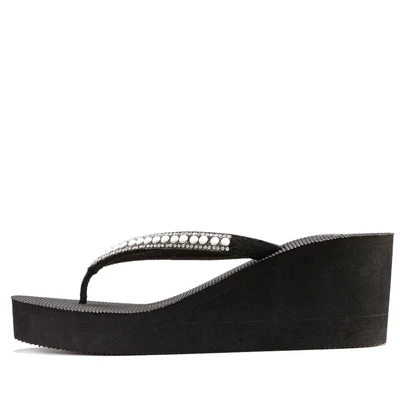 Afbeelding van Lascana Muiltjes, Dames, Maat: 40, Black Kunststof