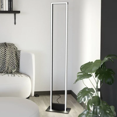Afbeelding van EGLO connect.z Salvilanas Z Vloerlamp 130,5 cm Zwart/Wit Instelbaar wit licht Dimbaar Zigbee