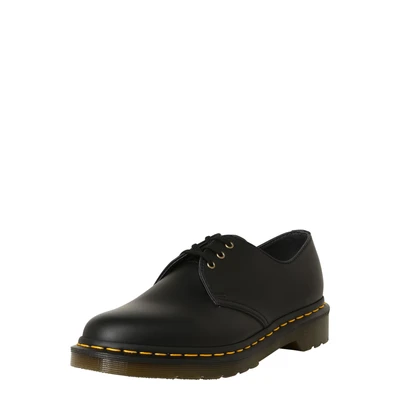 Afbeelding van Dr. Marten&#039;s 1461 Veganistische, Unisex volwassen Lace Up Flats, zwart Felix wrijven uit 001, 37 EU