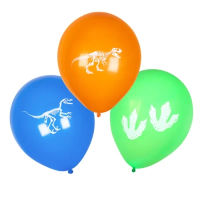 Afbeelding van Dino T Rex Decoratie Swirls 85cm 2 stuks