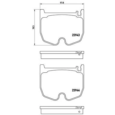Afbeelding van Brembo Remblokset P 50 062