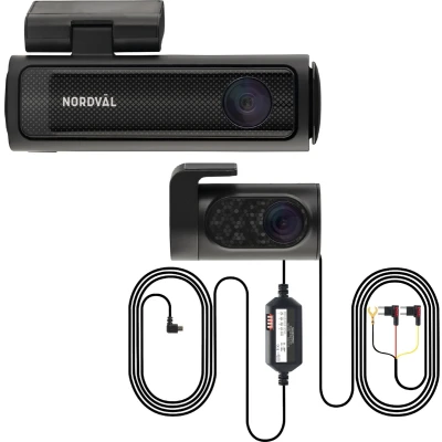Afbeelding van Nordväl DC202 2CH 128GB + PMPC03 Dashcam Parkeermodus Kabelset Bundel