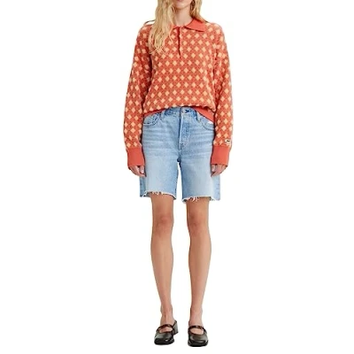 Afbeelding van Levi&#039;s 501 &#039;90S Short Jeansshort, Dames, Maat: 23, Blue light special