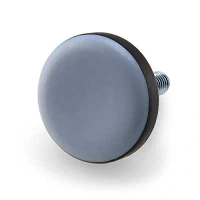 Afbeelding van GLEITGUT 8 x teflon glijders met schroefdraad M6 glijvlak 28 mm PTFE meubelglijders stoelglijders meubelvoet stelschroeven