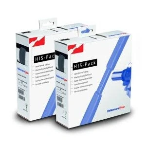 Afbeelding van Hellermann Tyton 300 30160 krimpkous zwart geïsoleerd kabelisolatie (10 m, 1,6 mm, 0,8 0,4 mm)