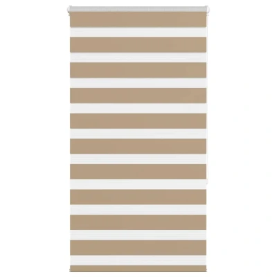 Afbeelding van vidaXL Zebra Blind 80x150 cm stofbreedte 75,9 polyester zandbruin