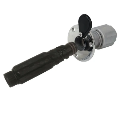 Afbeelding van Johnson pump rvs quick connect wandaansluiting voor dekwaspomp kraan of douche