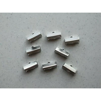 Afbeelding van Koordsluiting klem met oog 16x6mm platinum 8ST 12319 1903