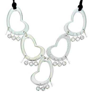 Afbeelding van Behave Zilverkleurige hart ketting