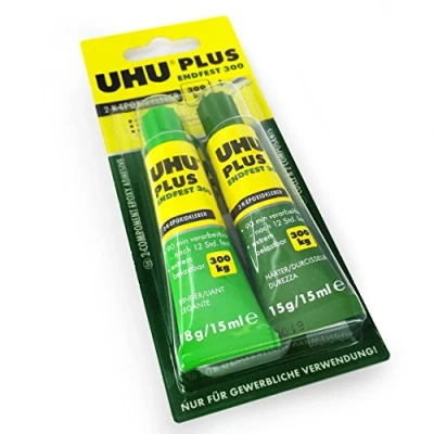 Afbeelding van UHU Endfest Plus 300, tweecomponentenlijm, oplosmiddelvrij, 15 ml