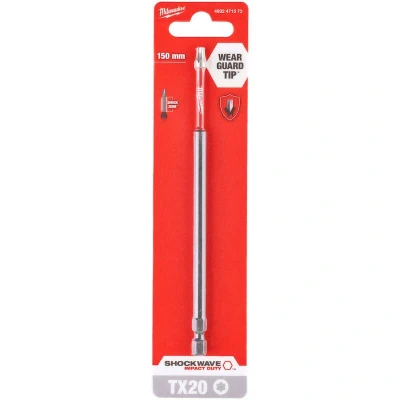 Afbeelding van Milwaukee Accessoires SchroefBIT ShW TX20 150mm 1pc 4932471573