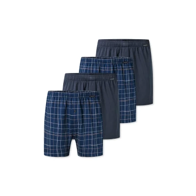 Afbeelding van Schiesser Heren boxershort 4 pack Single Jersey