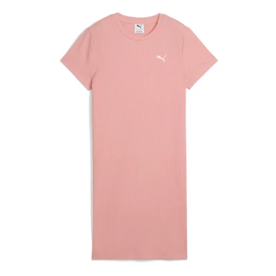 Afbeelding van ESS ELEVATED Bodycon ribjurk voor Dames, Roze, Maat XL PUMA