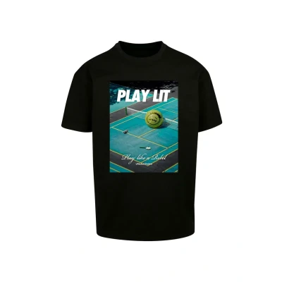 Afbeelding van Upscale by Mister Tee Playlit Heavy Tshirt print, Heren, Maat: XXL, Black