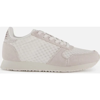 Afbeelding van Woden Ydun Suede Mesh II Sneakers wit Textiel Dames Maat 36