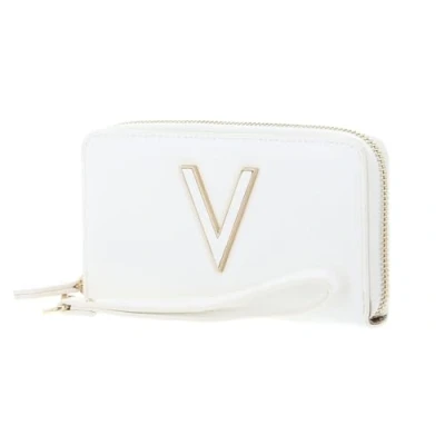 Afbeelding van VALENTINO Portemonnee Coney Zip Around Wallet Bianco Wit