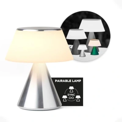 Afbeelding van Lampa LEXON Luma M LH87MAP Bluetooth Srebrny