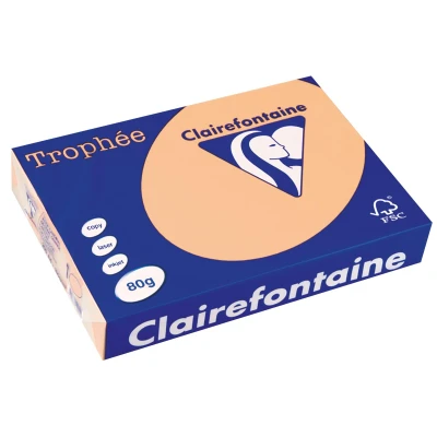 Afbeelding van Kopieerpapier Trophee A4 80gr zalmroze 500vel