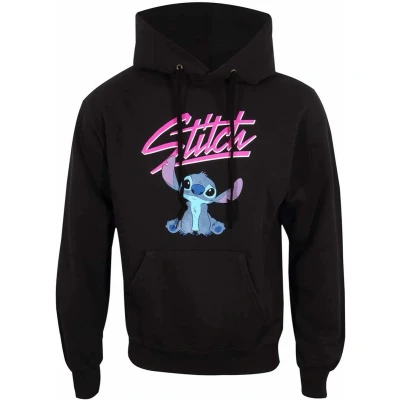Afbeelding van Henry Tiger Disney LILO AND Stitch Script Hoodie, Heren, Maat: XXL, Black