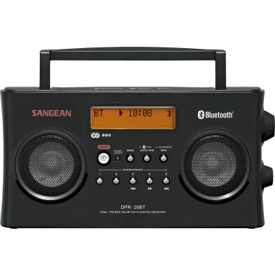 Afbeelding van Sangean DPR 26BT Draagbare radio met Bluetooth en DAB+ Zwart