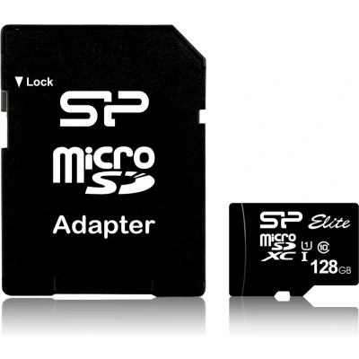 Afbeelding van Silicon Power Geheugenkaart, Micro SD Elite class 10 US 1(U1) 85 100 MB/s, 128GB