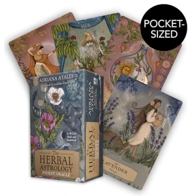 Afbeelding van The Herbal Astrology Pocket Oracle: A 55 Card Deck and Guidebook