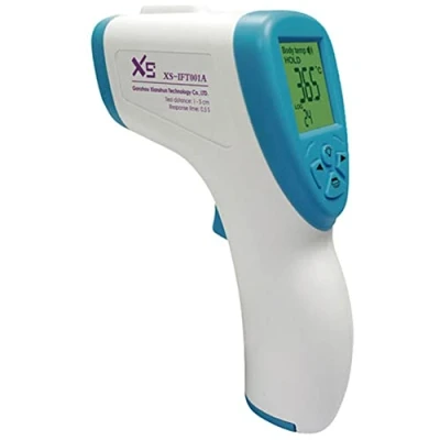 Afbeelding van LEYF Digitale koortsthermometer voorhoofdthermometer voor volwassenen, kinderen en baby&#039;s lcd display thermometer contactloos infrarood 3 kleuren beeldschermweergave koortsalarm