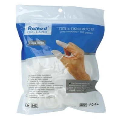 Afbeelding van Romed Vingercondooms Latex Xl 100st