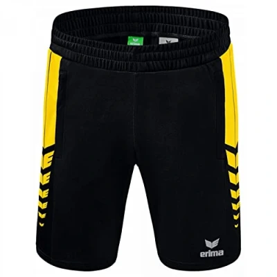 Afbeelding van ERIMA Six Wings worker short zwart/geel / 140