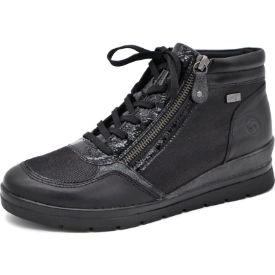 Afbeelding van Remonte Dames Veterboot R0770 01 Zwart Maat 37