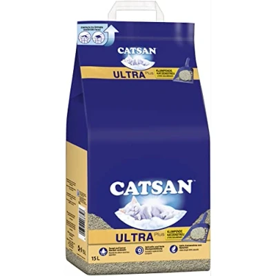 Afbeelding van Catsan Ultra Kattenbakvulling Klontvormend Zak 15L