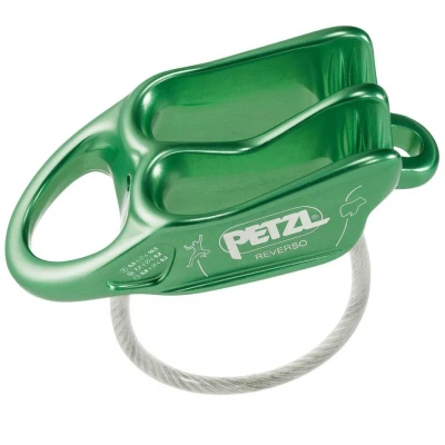 Afbeelding van Petzl Reverso Multifunctioneel zeker en afdaalapparaat groen
