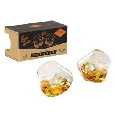 Afbeelding van Rocking Whiskyglazen (set van 2) Gentlemans Hardware
