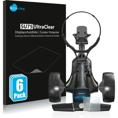 Afbeelding van Savvies (6 Stuks) Schermbeschermer voor Motocaddy M3 GPS Electric Trolley (2022) Screen Protector Ultra Transparant