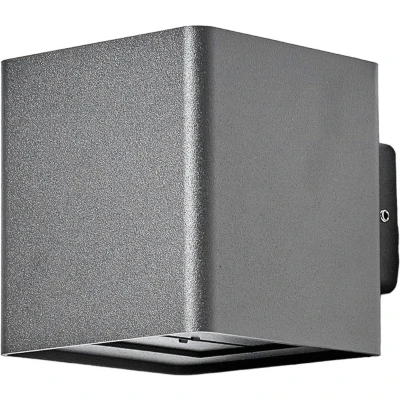 Afbeelding van Lucande LED buiten wandlamp Aaron, antraciet, aluminium, omhoog/omlaag