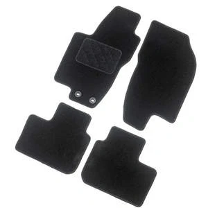 Afbeelding van Gledring Rubbermatten passend voor Peugeot 307 2001 &amp; 308 3/5 deurs/SW 2007 2013 (T profiel 4 delig + montageclips)