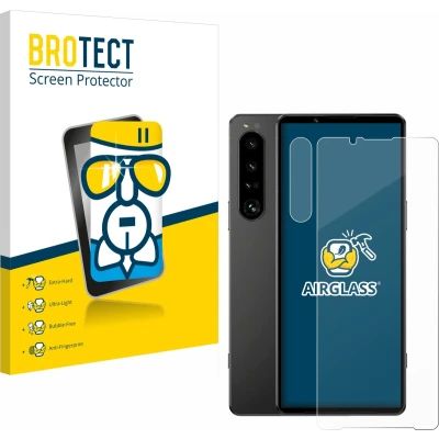 Afbeelding van BROTECT Screenprotector voor Sony Xperia 1 IV (Voor+Camera) Folie Beschermfolie Beschermglas transparant