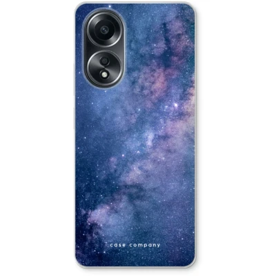 Afbeelding van Case Company® hoesje geschikt voor Oppo A58 4G Nebula Soft Cover Telefoonhoesje Bescherming aan alle Kanten en Schermrand